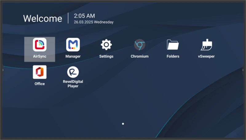 Viewsonic CDE8631-1C Écran d'Affichage Dynamique 86" 4K Ultra HD LCD Wifi Android 14 Noir