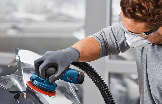 Bosch Bosch GEX 12V-125 Professional Ponceuse à disque 10000 tr/min 20000 OPM Noir, Bleu, Rouge