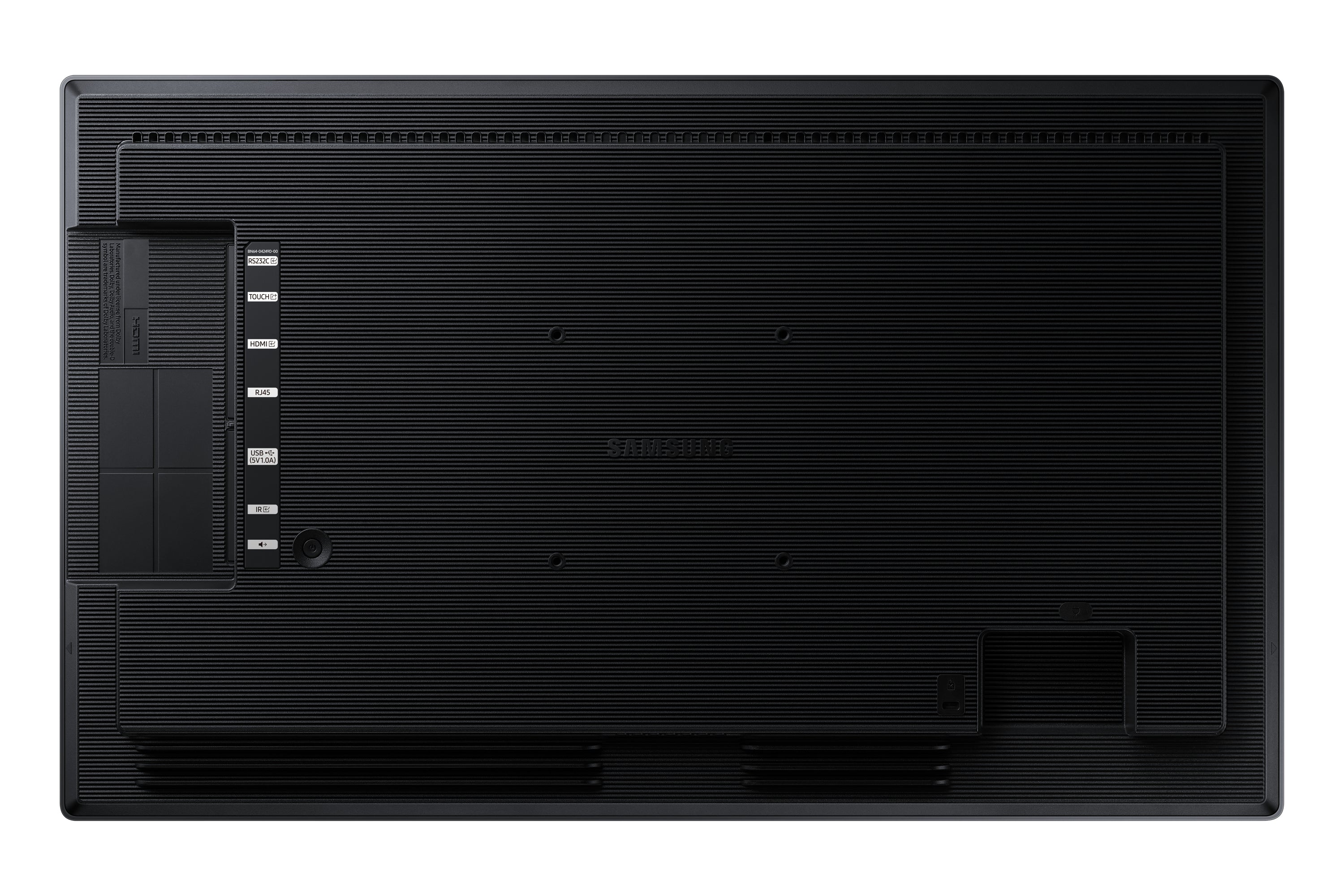 Samsung QB24C-T Écran plat de signalisation numérique 61 cm (24") LED Wifi 250 cd/m² Full HD Noir Écran tactile Intégré dans le processeur Tizen 7.0 16/7