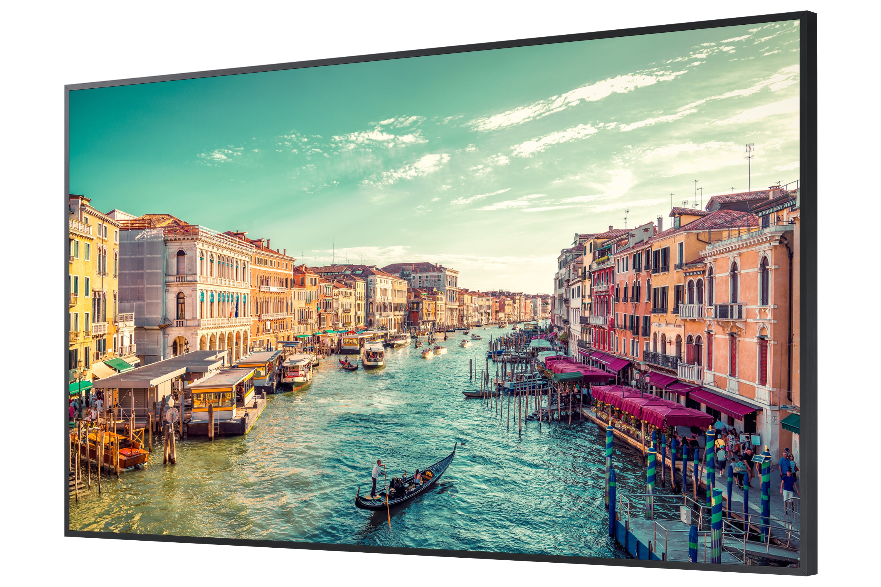 Samsung Samsung QB98T-B Écran plat de signalisation numérique 2,49 m (98") LCD Wifi 350 cd/m² 4K Ultra HD Noir Intégré dans le processeur Tizen 4.0