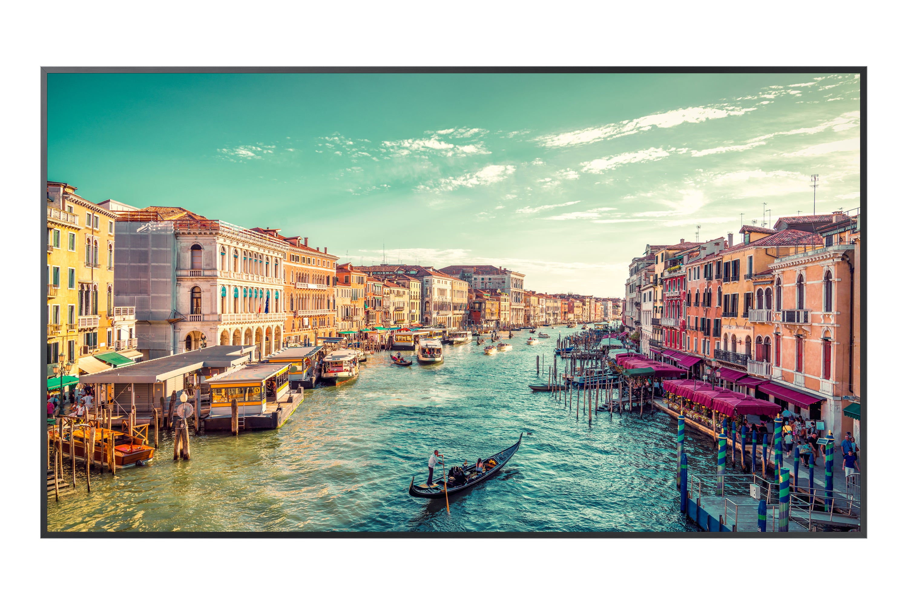 Samsung Samsung QB98T-B Écran plat de signalisation numérique 2,49 m (98") LCD Wifi 350 cd/m² 4K Ultra HD Noir Intégré dans le processeur Tizen 4.0
