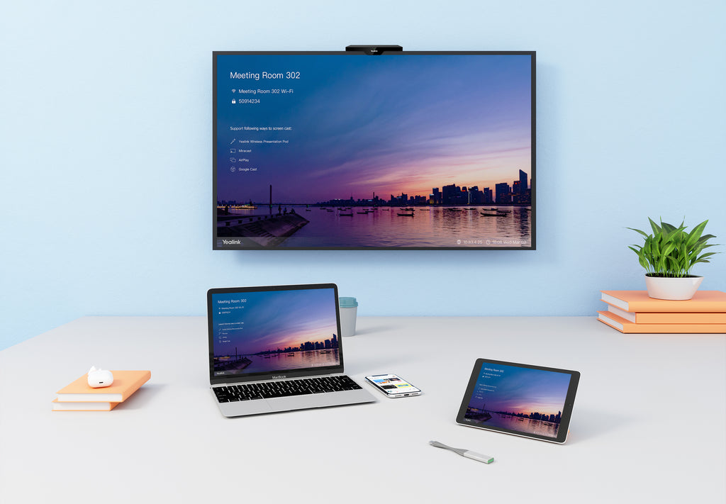 Yealink RoomCast for Zoom Rooms système de présentation sans fil HDMI Bureau