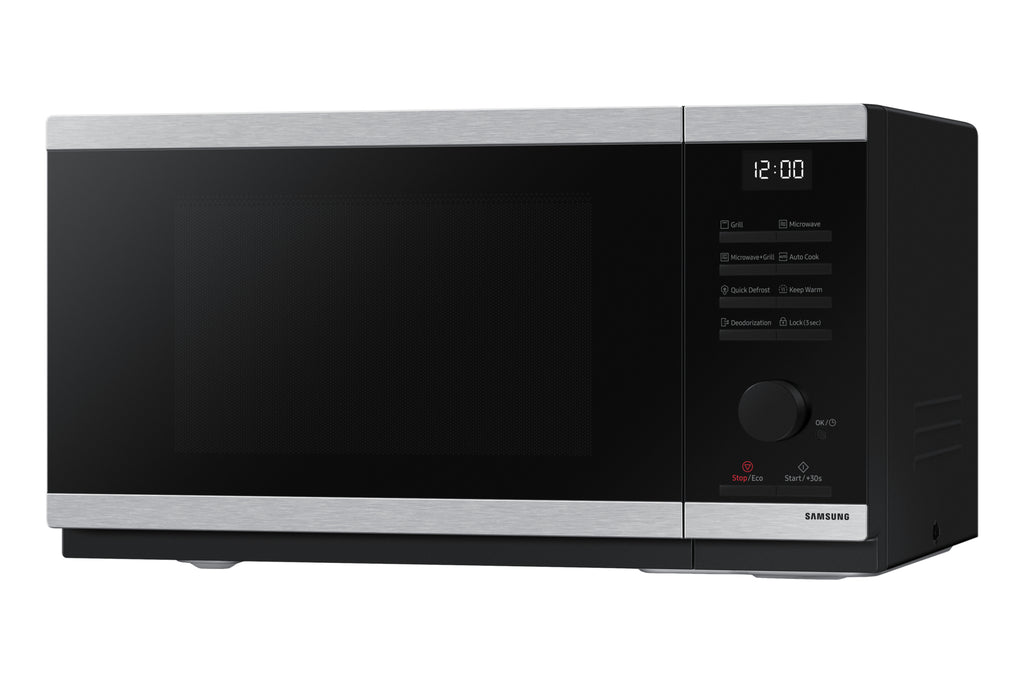 Samsung MG23DG4524ATE2 micro-onde Noir, Acier inoxydable Micro-ondes grill Comptoir 23 L 800 W