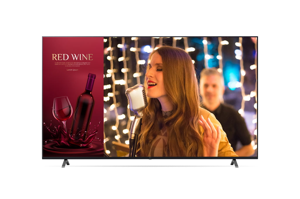 LG 75UN640S Écran plat de signalisation numérique 190,5 cm (75") LCD Wifi 330 cd/m² 4K Ultra HD Bleu WebOS