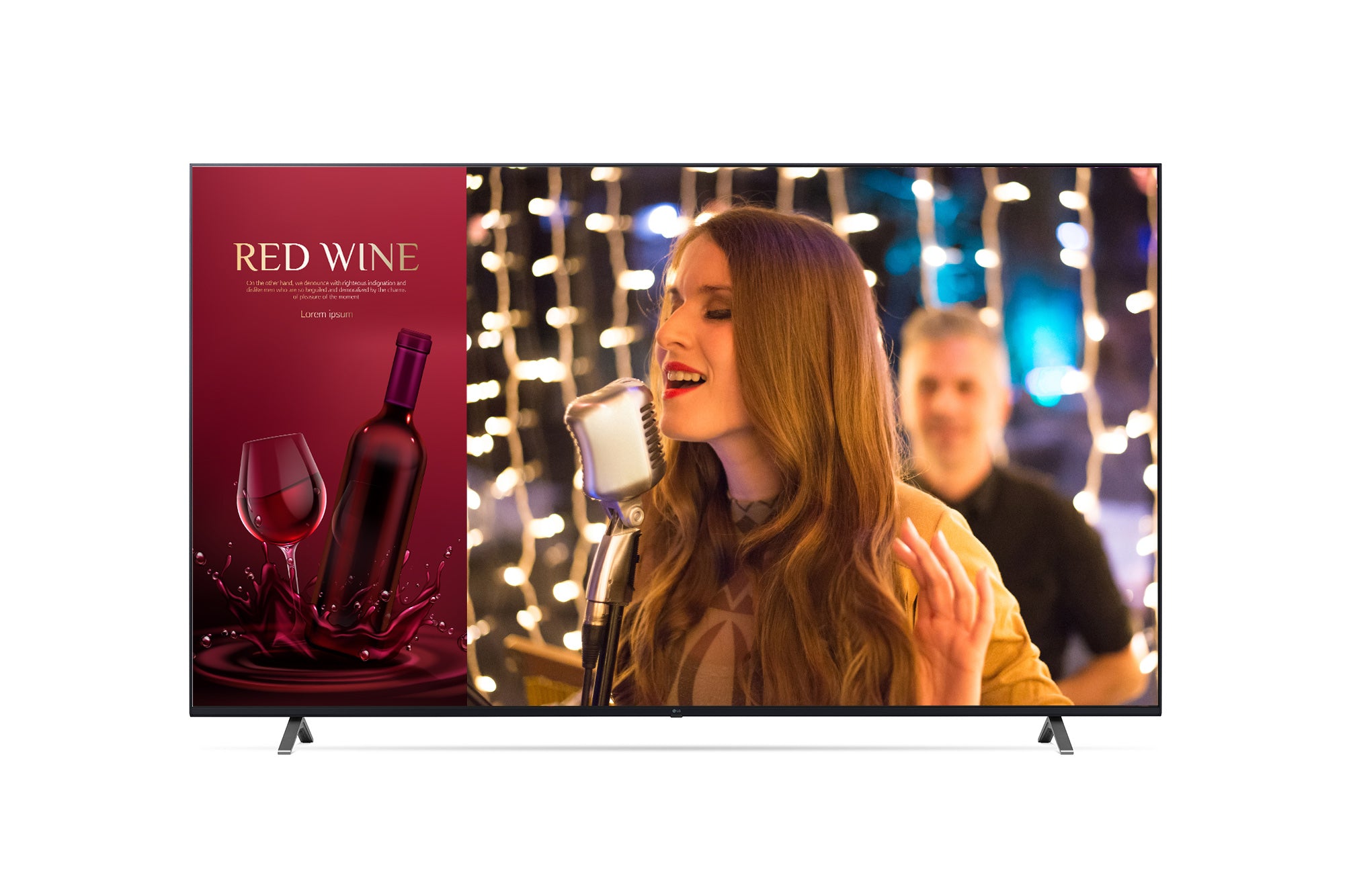 LG 75UN640S Écran plat de signalisation numérique 190,5 cm (75") LCD Wifi 330 cd/m² 4K Ultra HD Bleu WebOS