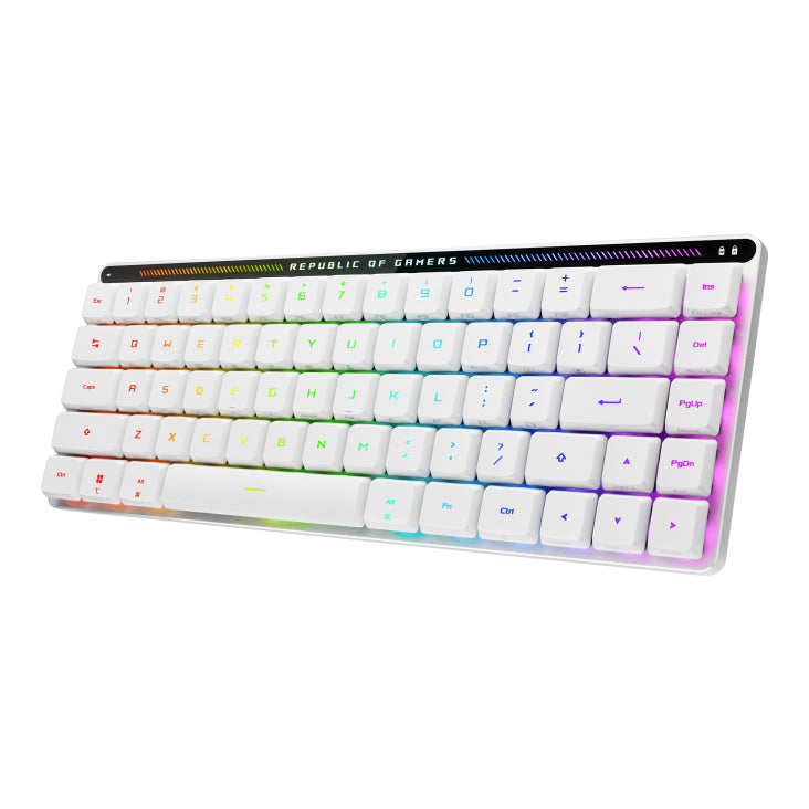 ASUS ROG Falchion RX Low Profile clavier Gaming USB + RF Wireless + Bluetooth QWERTZ Blanc