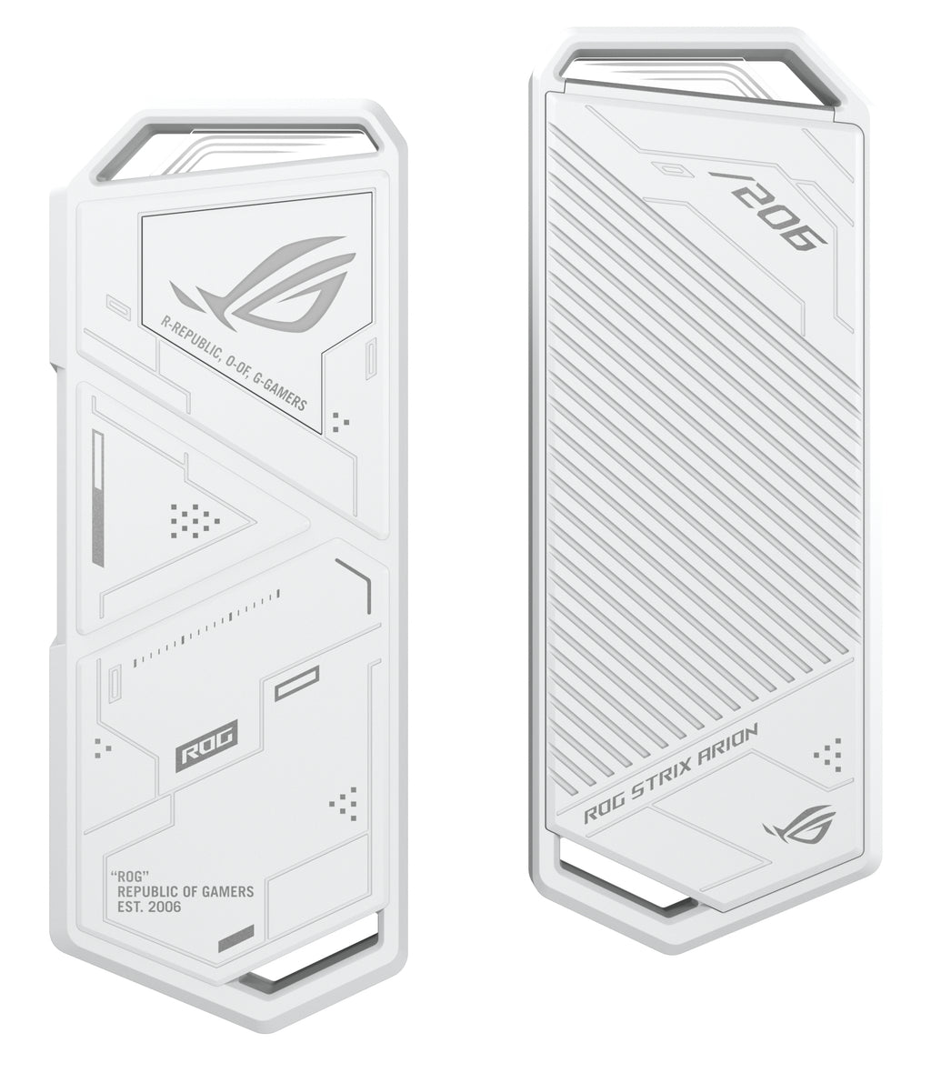 ASUS ROG Strix Arion White Edition Enceinte ssd Blanc M.2