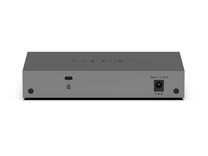 NETGEAR GS105EP Non-géré Gigabit Ethernet (10/100/1000) Connexion Ethernet, supportant l'alimentation via ce port (PoE) Gris - vue 5