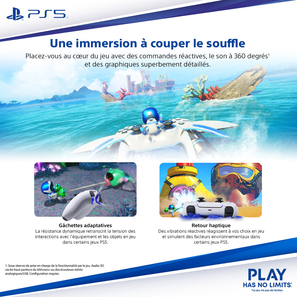 Sony Interactive Entertainment PlayStation 5 1 To Wifi Noir, Blanc