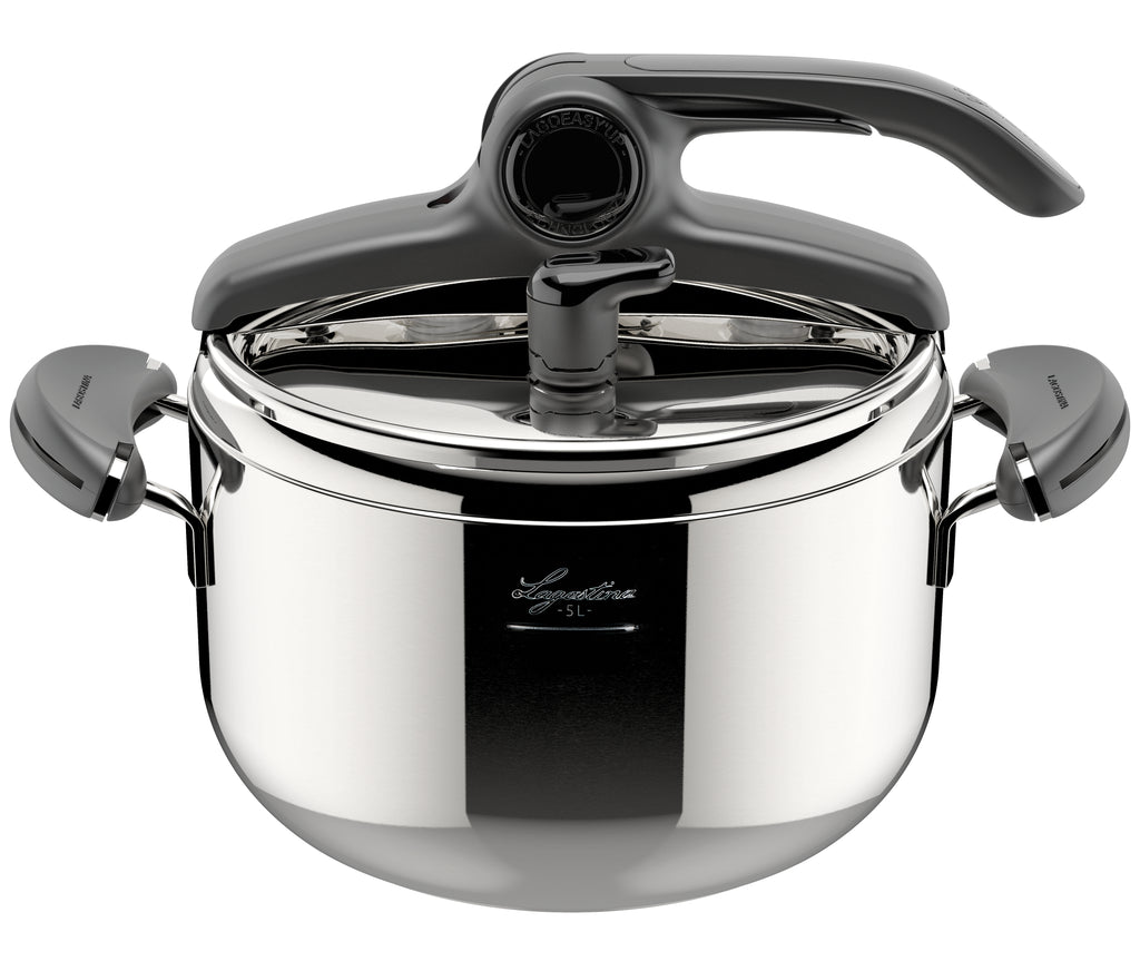 Lagostina Mia Lagoeasy'up Marmite 5 L en Acier Inoxydable