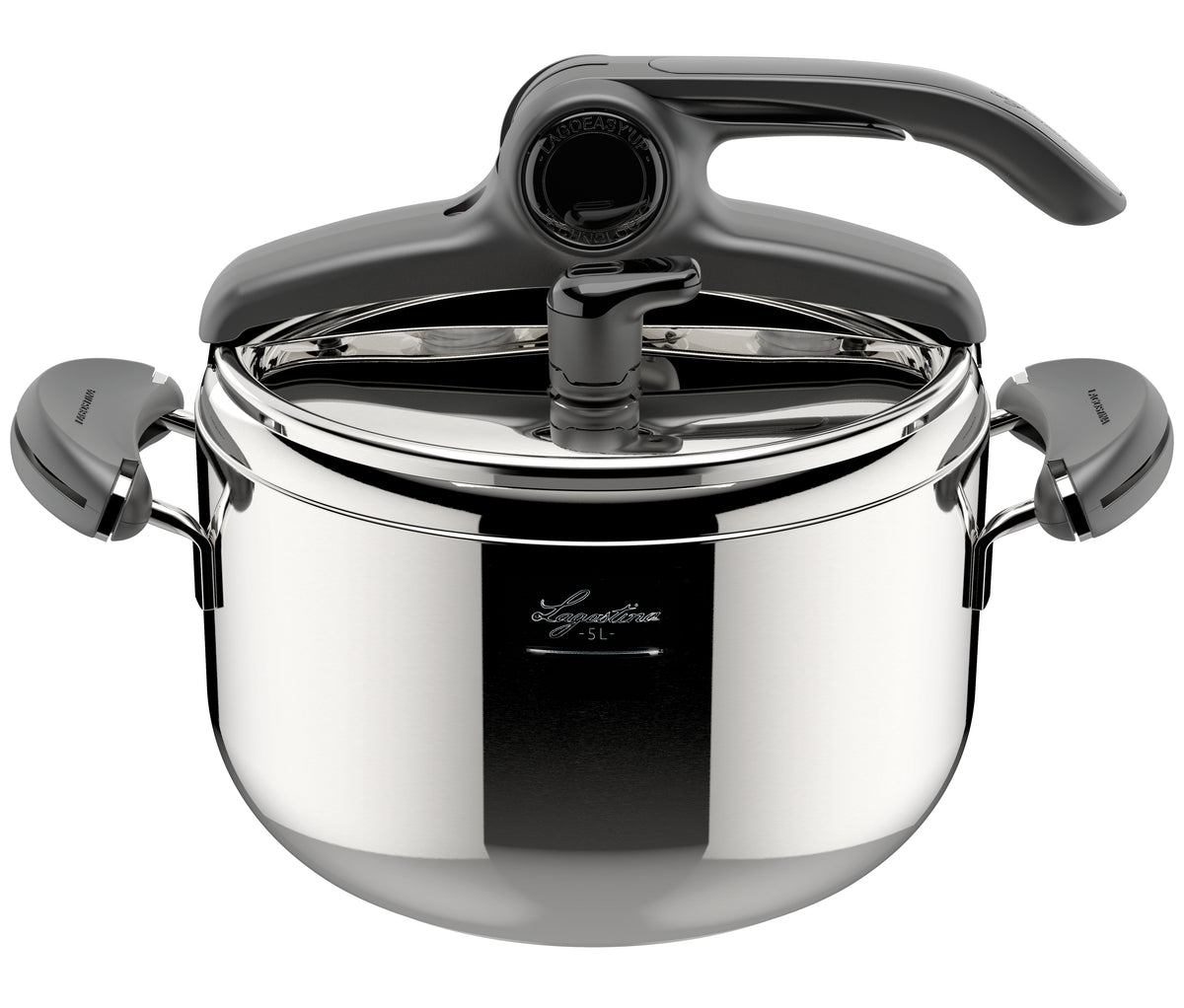 Lagostina Mia Lagoeasy'up Marmite 5 L en Acier Inoxydable