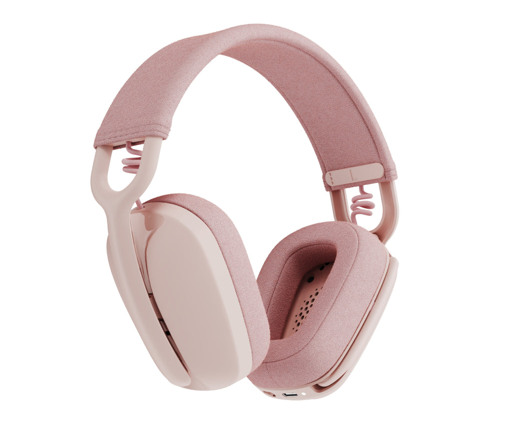 Logitech Zone Vibe 100 Trådløs Høretelefoner Pink