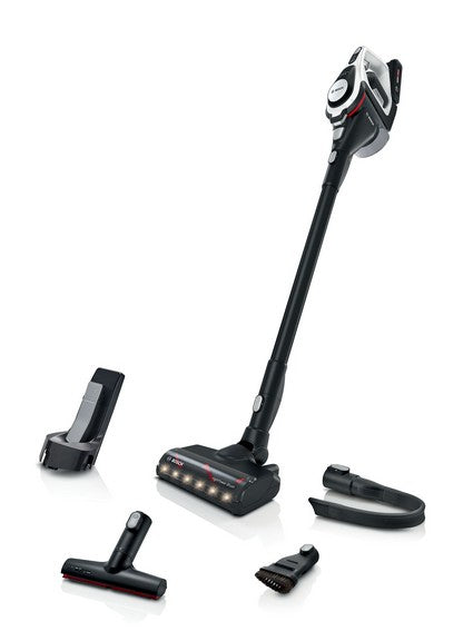 Bosch Bosch Serie 8 BBS8214 aspirateur balai et balai électrique Aspirateur-balai 2 en 1 Batterie Sec Sans sac Blanc 4 Ah
