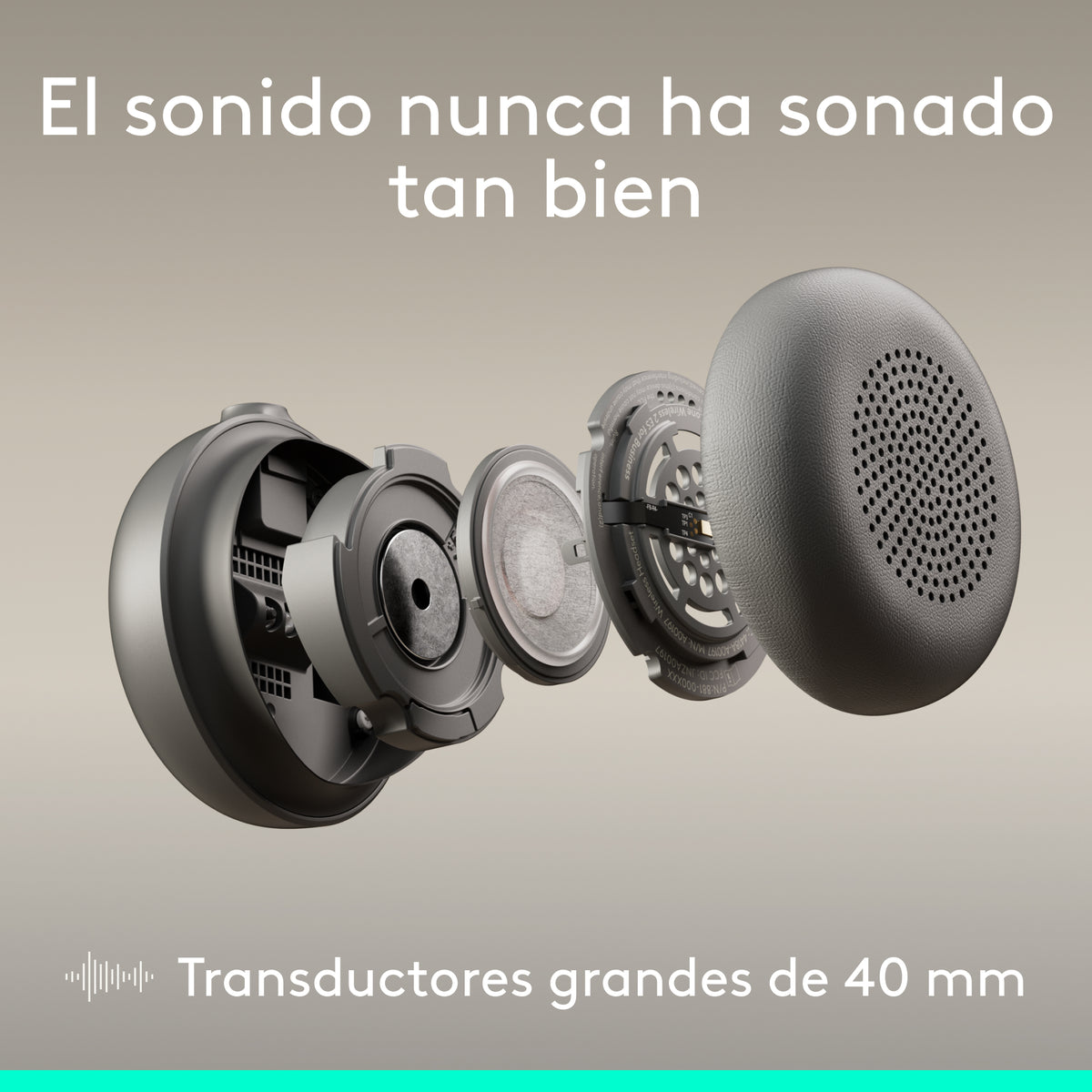 Logitech Zone Wired 2 Kablet Høretelefoner Grå