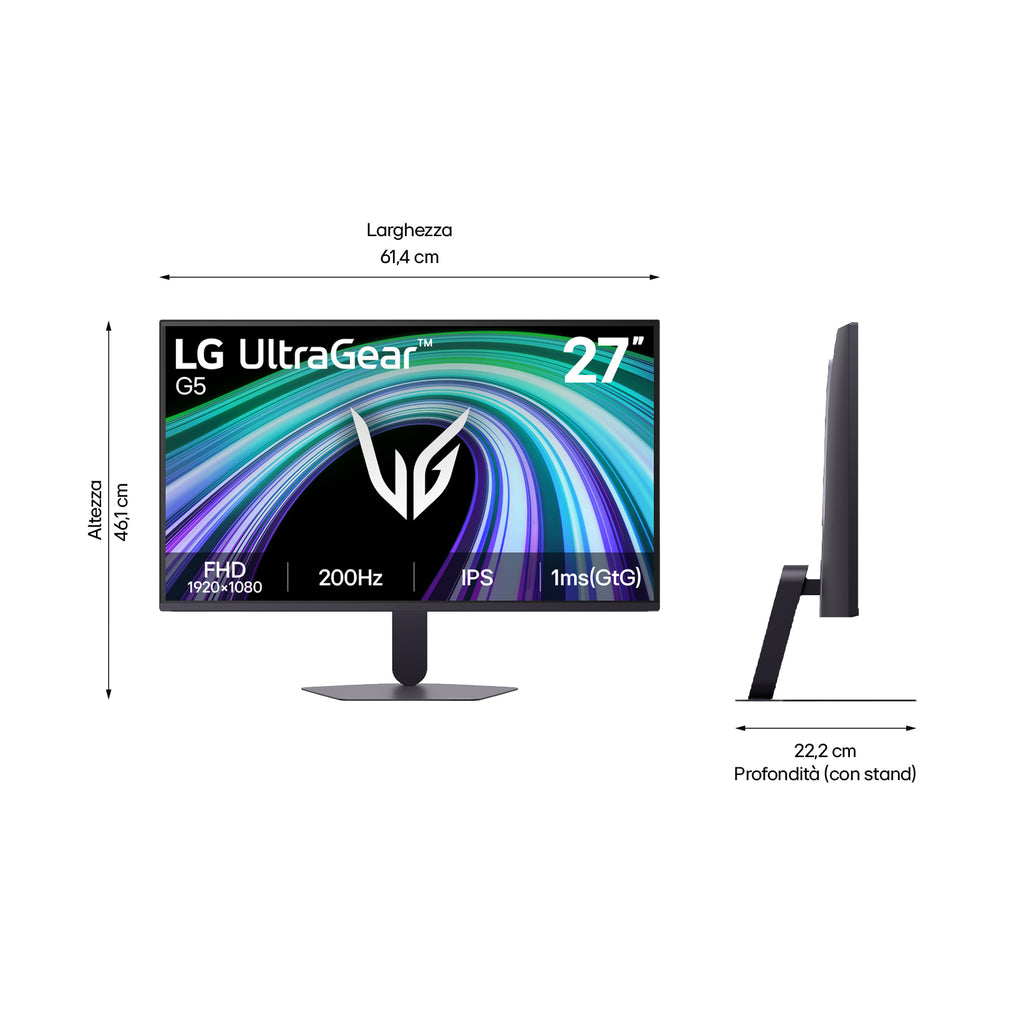 LG 27G523B-B Écran PC 27" Full HD LCD 1920 x 1080 pixels Noir