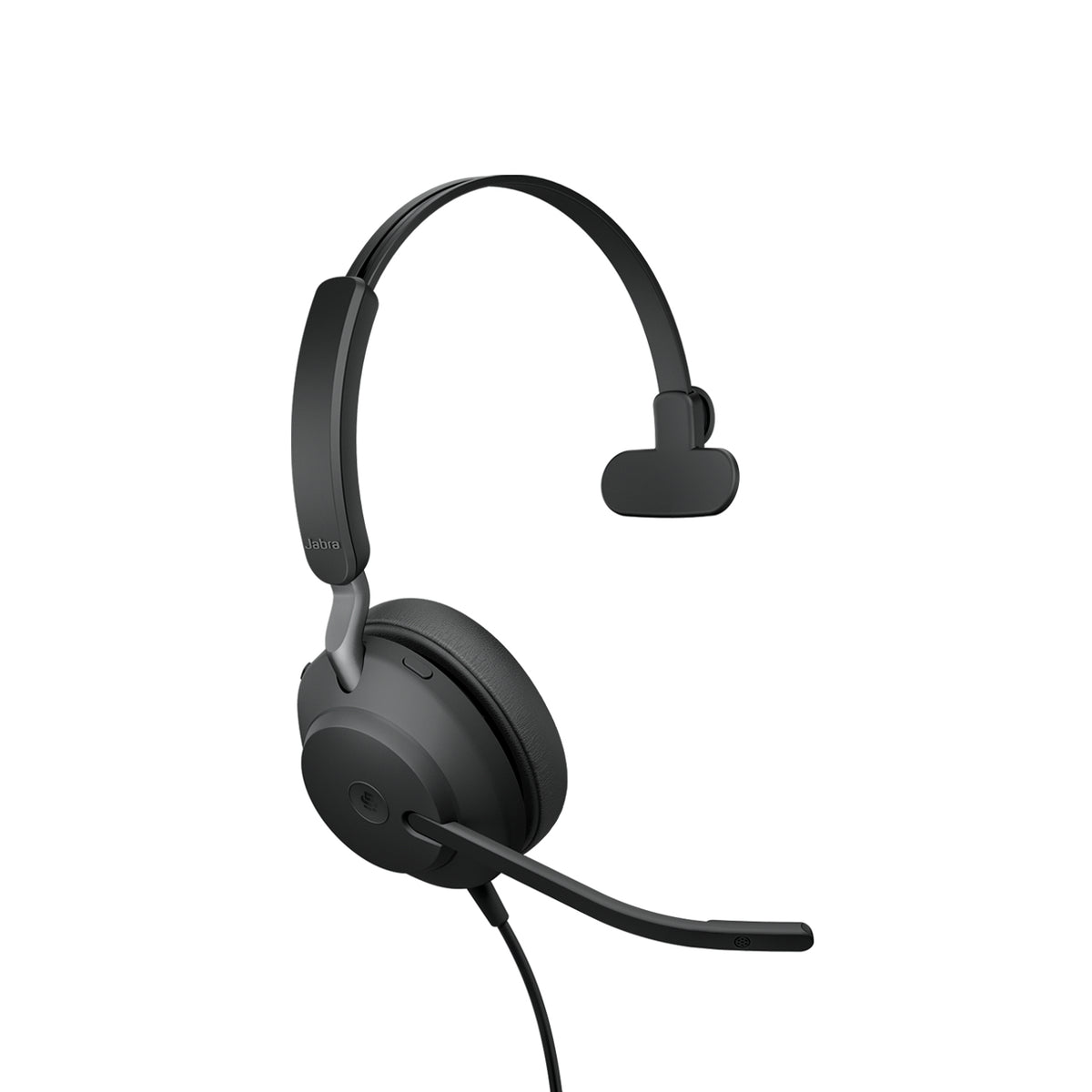 Jabra Evolve2 40 SE Casque Filaire pour Bureau et Centre d'appels, USB Type-C / USB Type-A, Noir