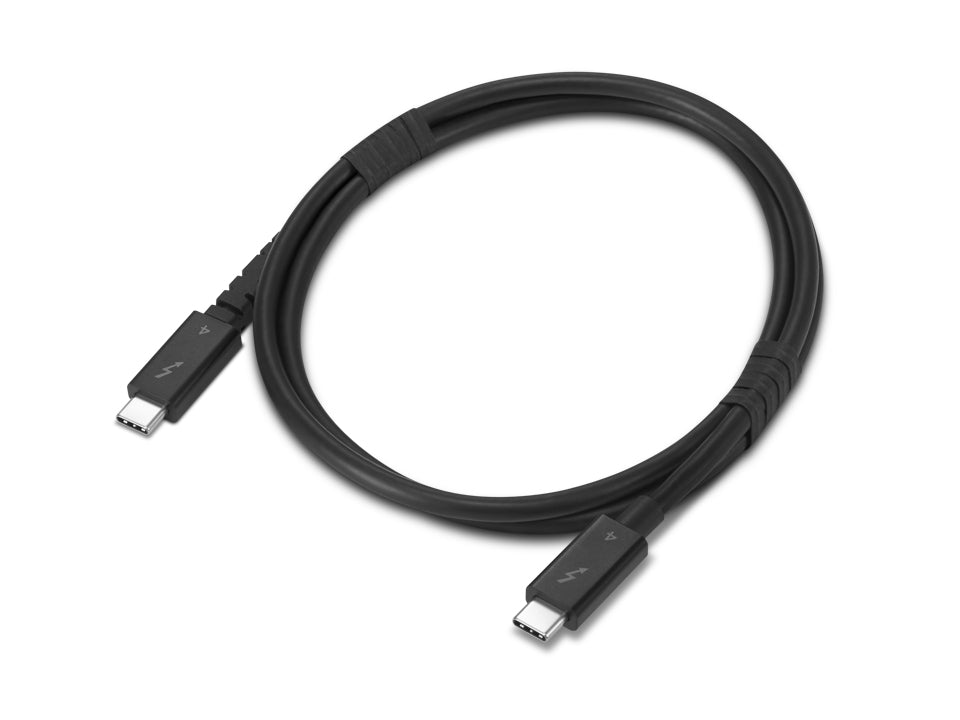 Lenovo 4X91U94412 Câble Thunderbolt 1 m 40 Gbit/s Noir