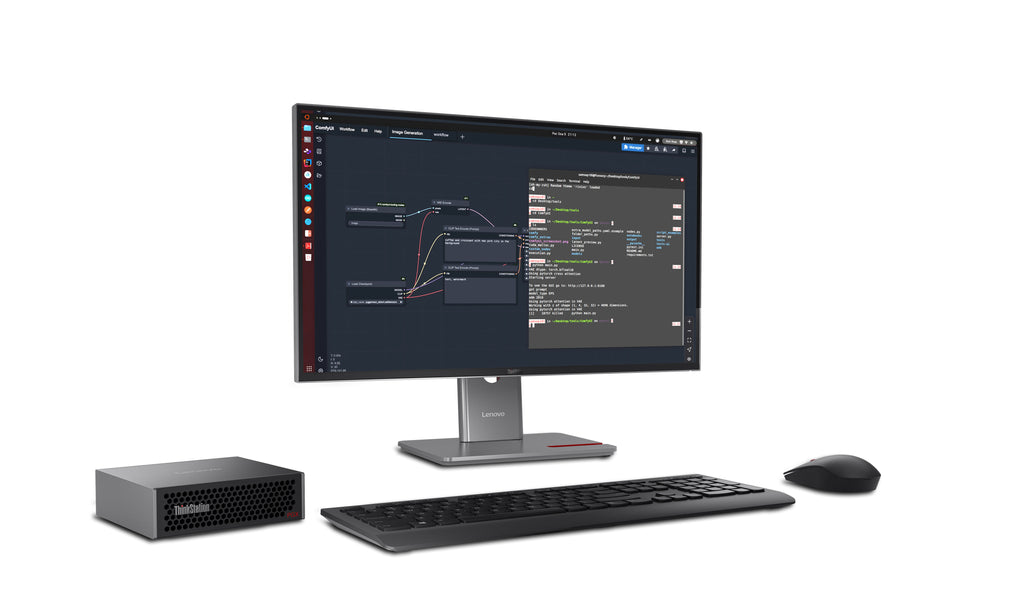 Lenovo ThinkStation PGX GB10 128 Go LPDDR5x-SDRAM 2 To SSD DGX OS Mini Tower Mini PC Noir