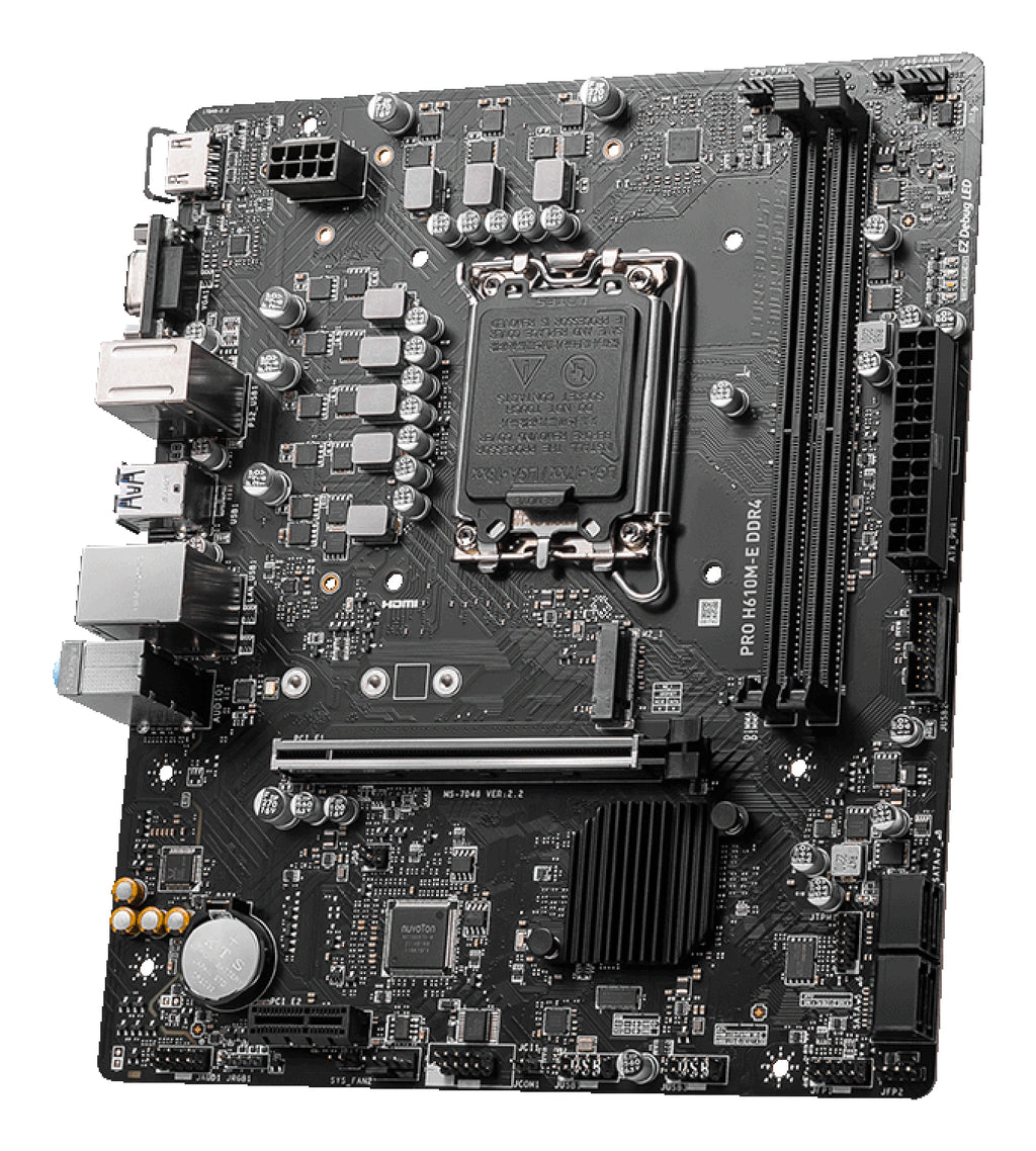 MSI PRO H610M-E DDR4 Carte Mère Intel H610 LGA 1700 Micro ATX