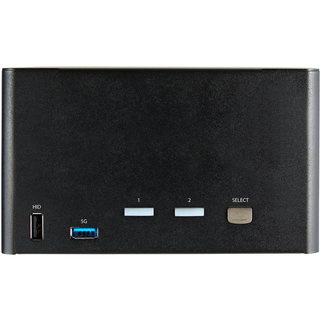 StarTech.com Switch KVM 2 Ports Quadruple Écran DisplayPort 4K 60Hz UHD HDR avec Hub USB 3.0