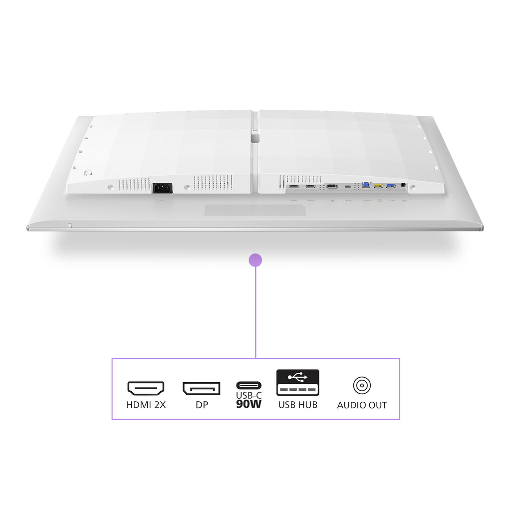 Philips Evnia 8000 32M2N8900/00 écran plat de PC 80 cm (31.5") 3840 x 2160 pixels 4K Ultra HD QD-OLED Blanc