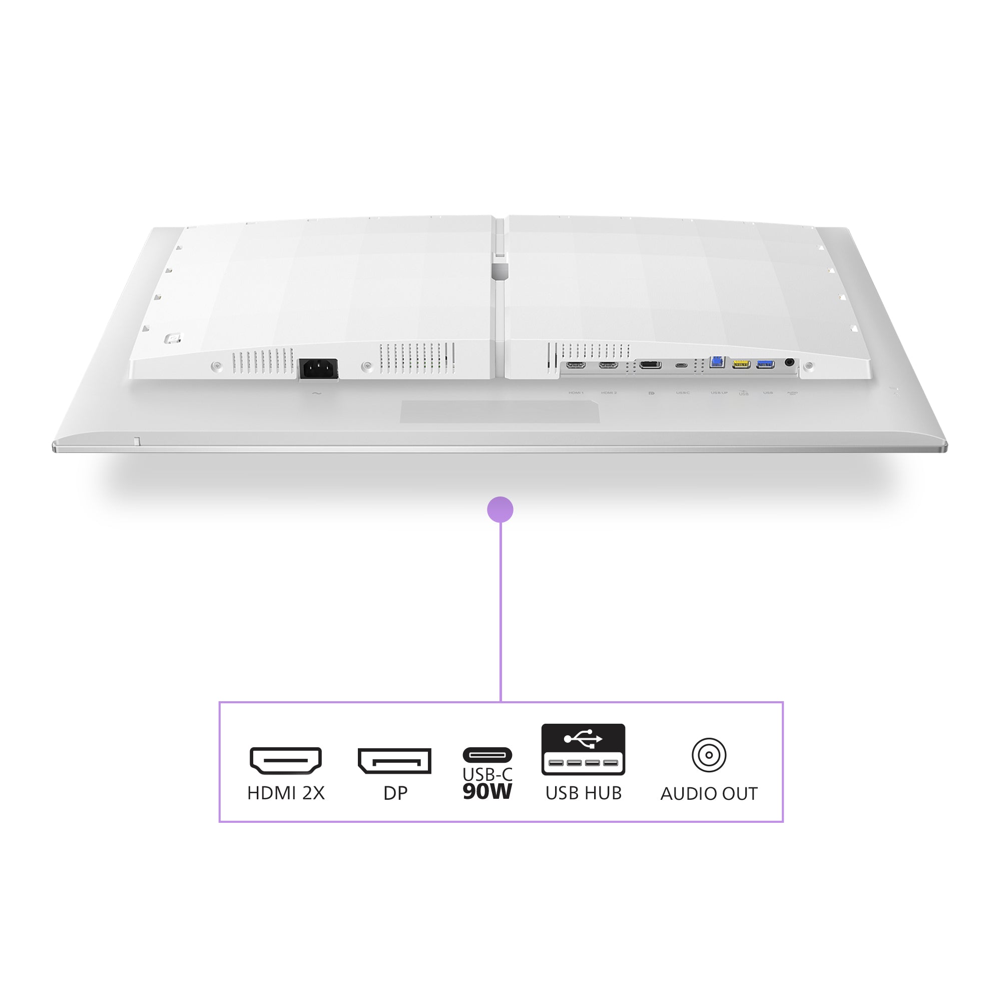 Philips Evnia 8000 32M2N8900/00 écran plat de PC 80 cm (31.5") 3840 x 2160 pixels 4K Ultra HD QD-OLED Blanc
