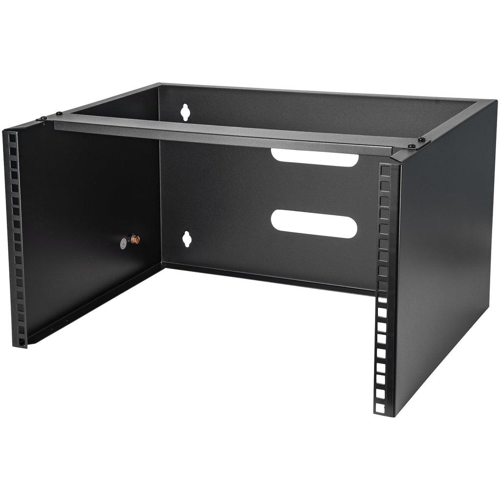 StarTech.com Support de Réseau Mural 6U, Profondeur 14", Baie de Brassage 19", Noir, Charge Max 20kg