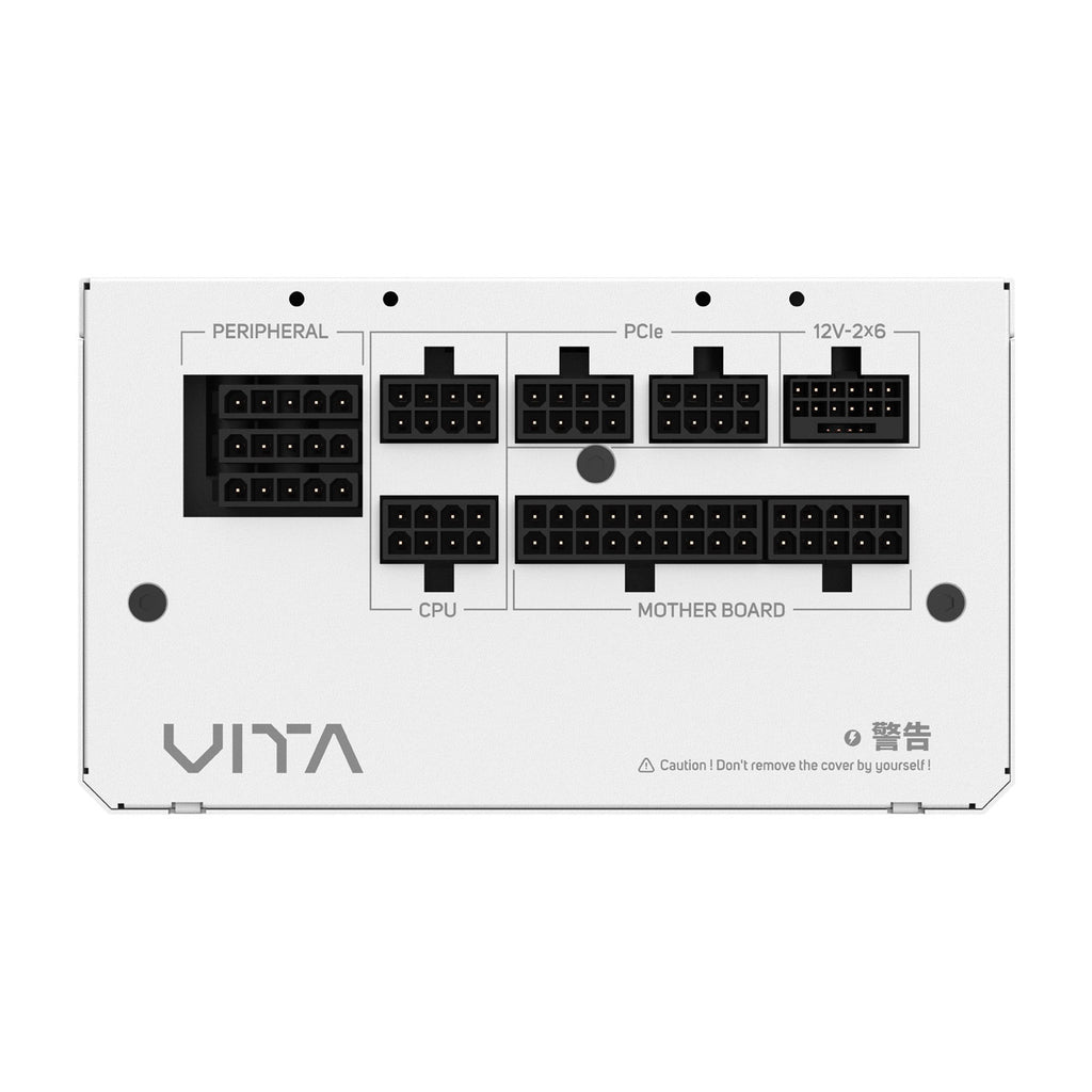 FSP VITA GM 1000W unité d'alimentation d'énergie 20+4 pin ATX ATX Blanc - vue 4
