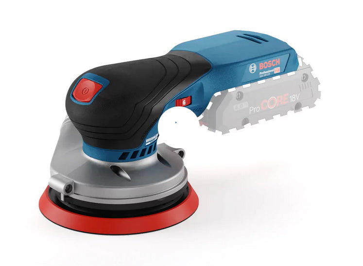 Bosch Bosch GEX 18V-125 Professional Ponceuse orbitale aléatoire 10000 tr/min 20000 OPM Noir, Bleu, Gris, Rouge