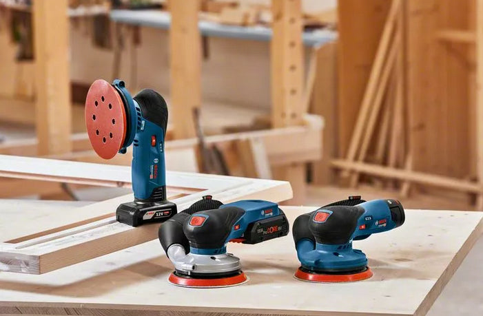 Bosch Bosch GEX 18V-125 Professional Ponceuse orbitale aléatoire 10000 tr/min 20000 OPM Noir, Bleu, Gris, Rouge