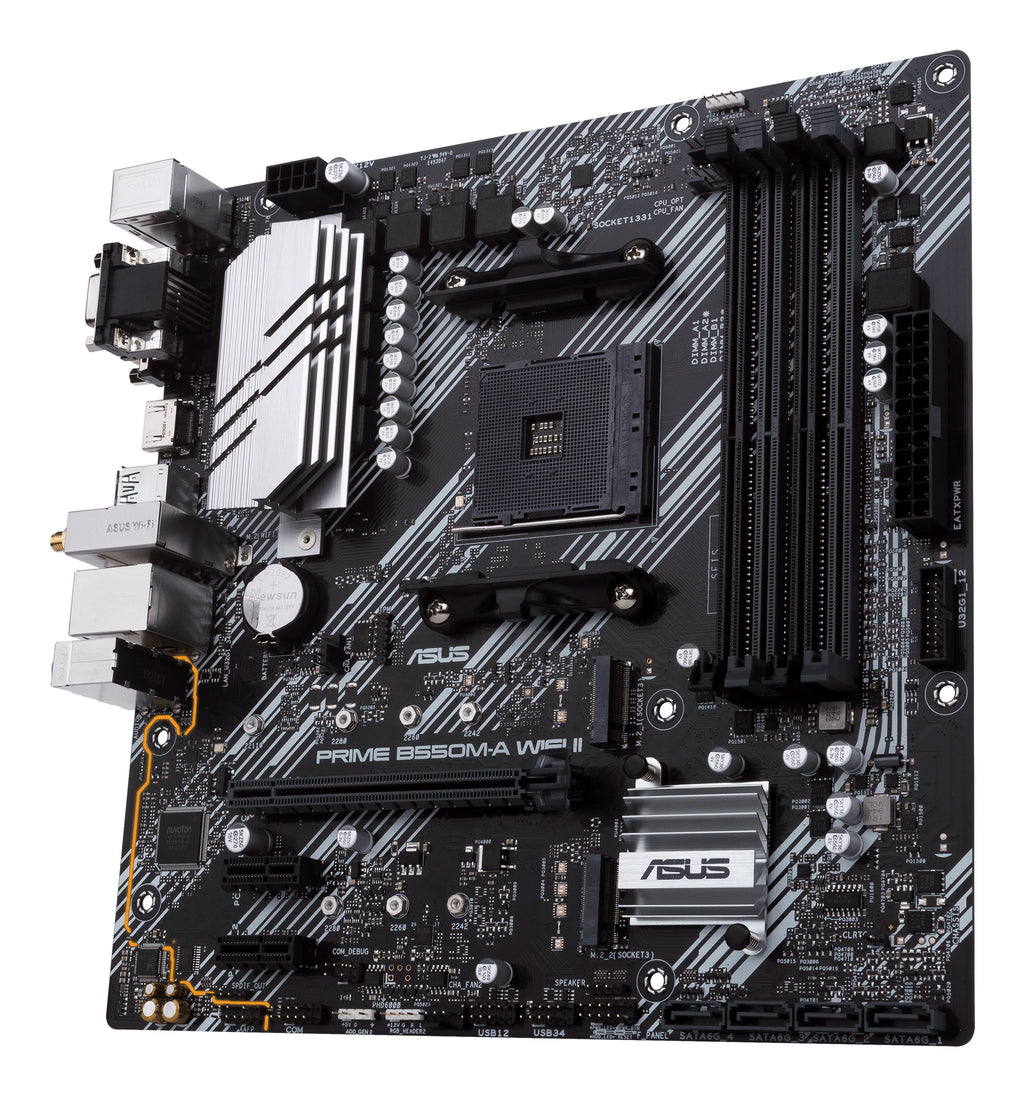 ASUS PRIME B550M-A WIFI II AMD B550 Emplacement AM4 micro ATX
