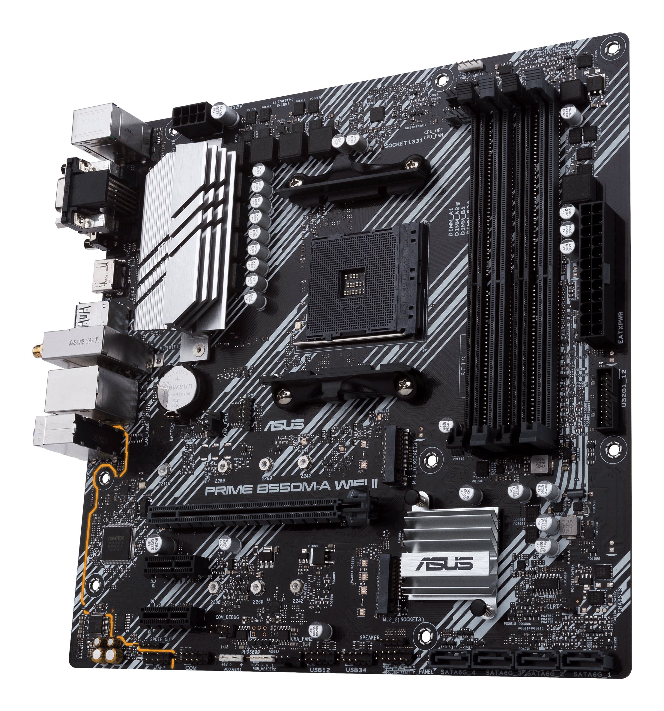 ASUS PRIME B550M-A WIFI II AMD B550 Emplacement AM4 micro ATX