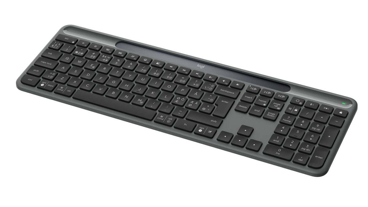 Logitech Signature Slim Solar+ K980 Clavier Sans Fil, Graphite