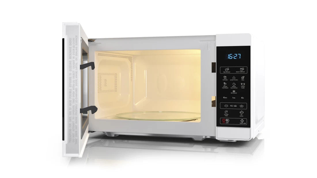 Sharp YC-MS02E-W micro-onde Noir, Blanc Micro-onde simple Comptoir 20 L 800 W