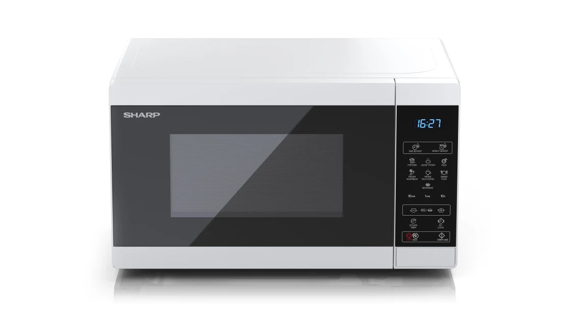 Sharp YC-MS02E-W micro-onde Noir, Blanc Micro-onde simple Comptoir 20 L 800 W