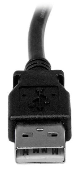 StarTech.com Câble USB 2.0 Type A vers USB Type B Coudé à droite, 2 m, Noir