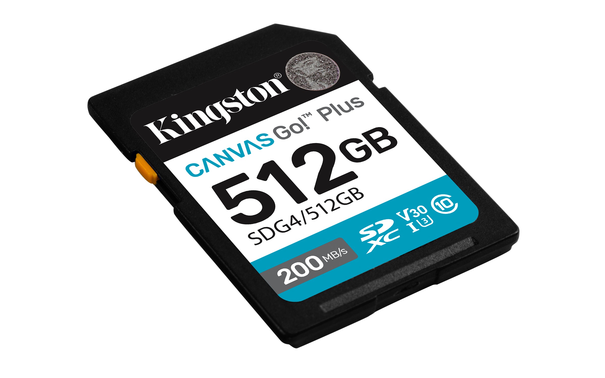 Kingston Technology Canvas Go! Plus 512 Go SDXC Canvas Go Plus Gen4 200 Mo/s C10 UHS-I U3 V30
