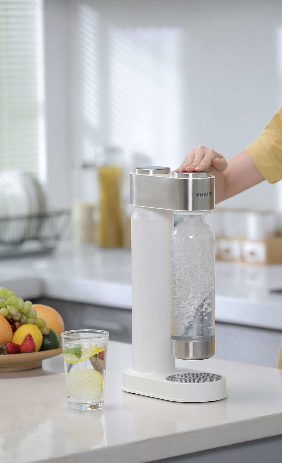 Philips ADD4902WH/10 carbonateur Plastique Blanc