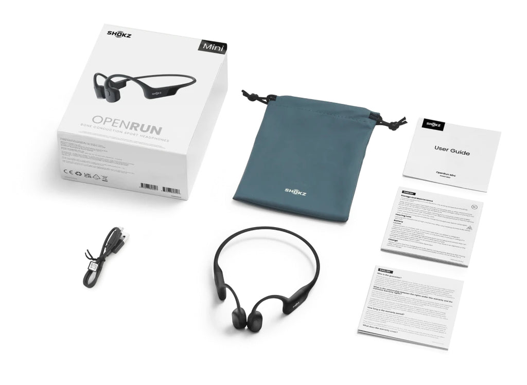 SHOKZ Openrun Mini Casque Sans fil Minerve Sports Bluetooth Noir