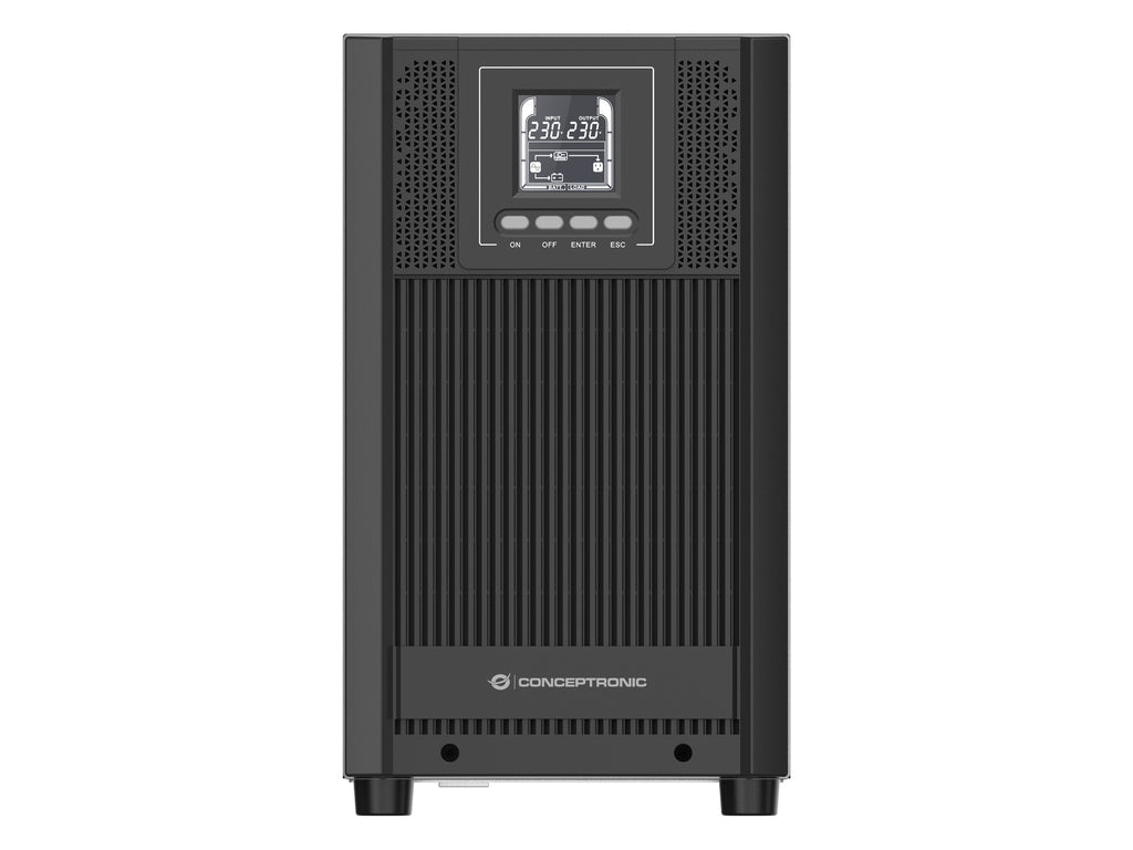Conceptronic ZEUS52ES3K Onduleur Double-conversion En Ligne 3 kVA 2700 W 4 Prises CA