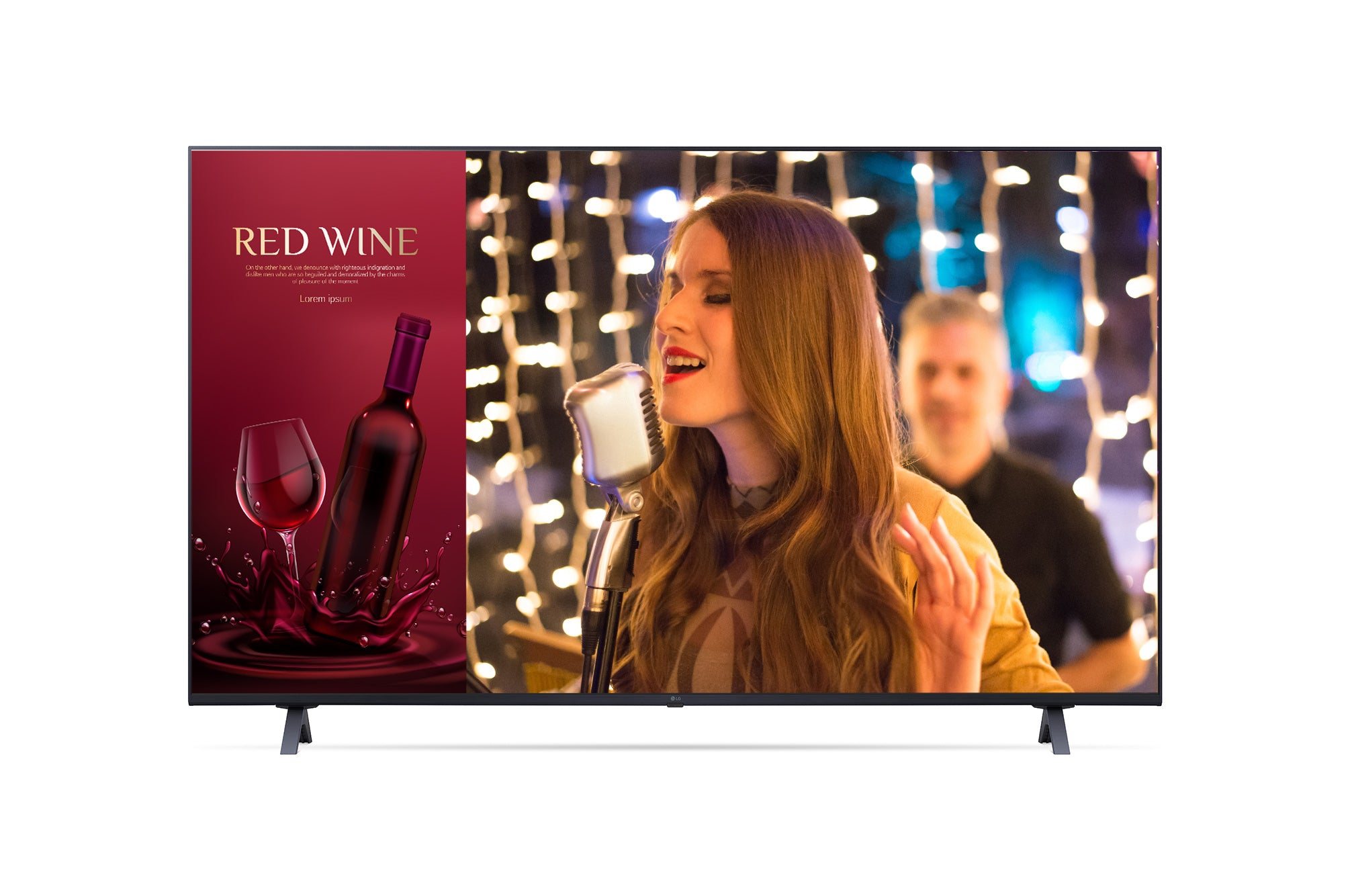 LG 65UN640S Écran plat de signalisation numérique 165,1 cm (65") LCD Wifi 400 cd/m² 4K Ultra HD Bleu WebOS
