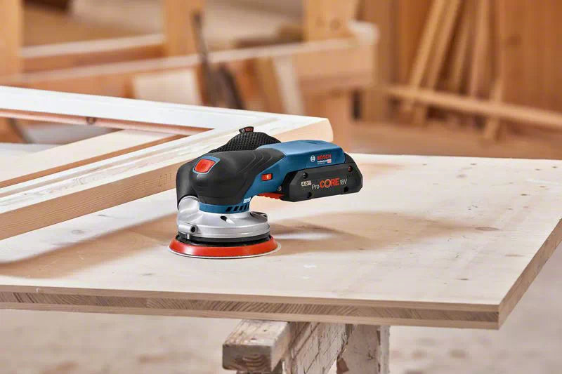 Bosch Bosch GEX 18V-125 PROFESSIONAL Ponceuse orbitale aléatoire 10000 tr/min 20000 OPM Noir, Bleu, Gris