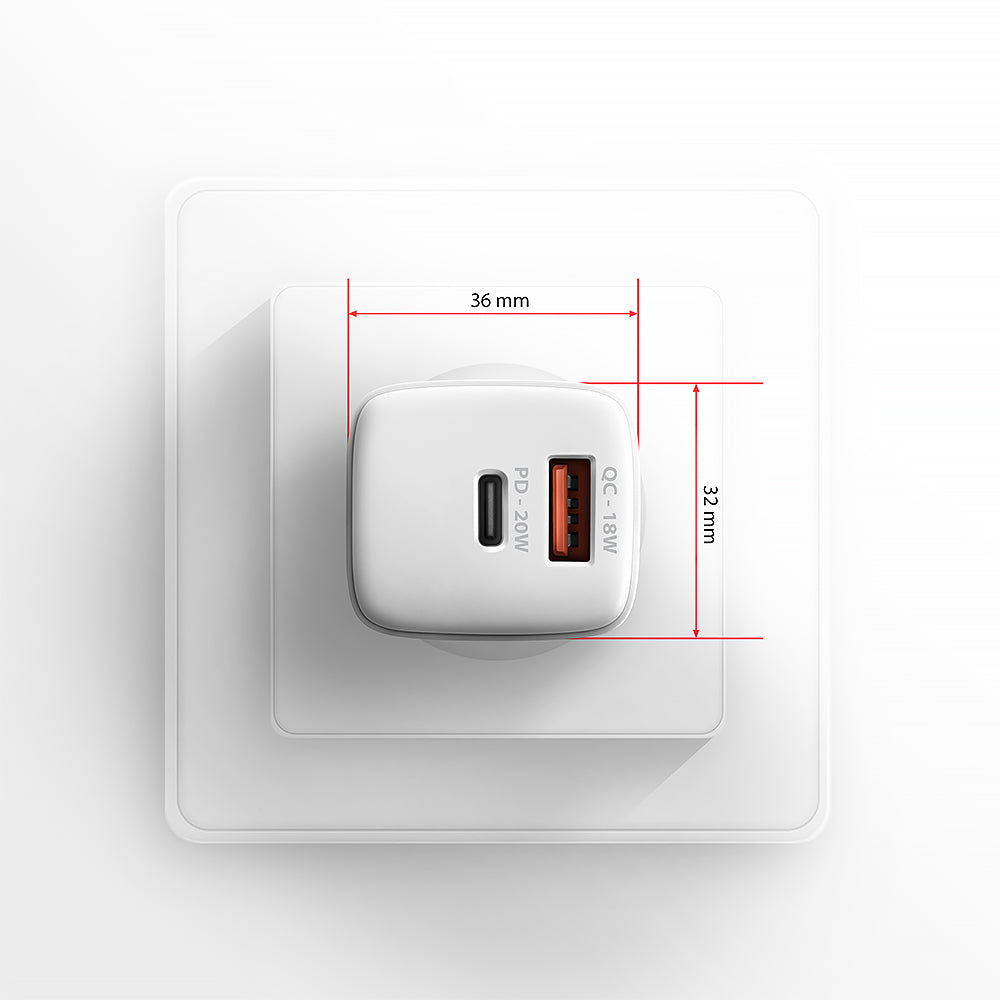 Axagon ACU-PQ20W chargeur d'appareils mobiles Universel Blanc Secteur Charge rapide Intérieure