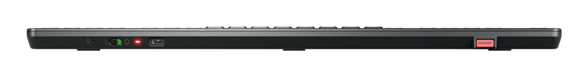 CHERRY Stream Keyboard Ultimate, Clavier AZERTY Français, USB, RF Wireless et Bluetooth, Noir