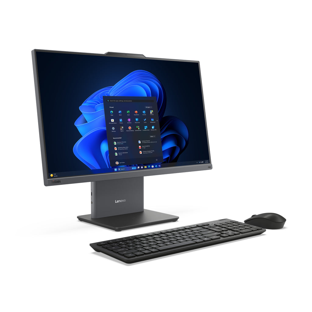 Lenovo ThinkCentre neo 50a 24 Gen 5 Intel® Core™ i7 i7-13620H 60,5 cm (23.8") 1920 x 1080 pixels Écran tactile PC All-in-One 16 Go DDR5-SDRAM 512 Go SSD Windows 11 Pro Wi-Fi 6 (802.11ax) Gris - vue 3