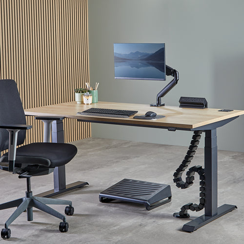 Fellowes 100136871 Range-Câbles Bureau Manchon de Câbles, Noir