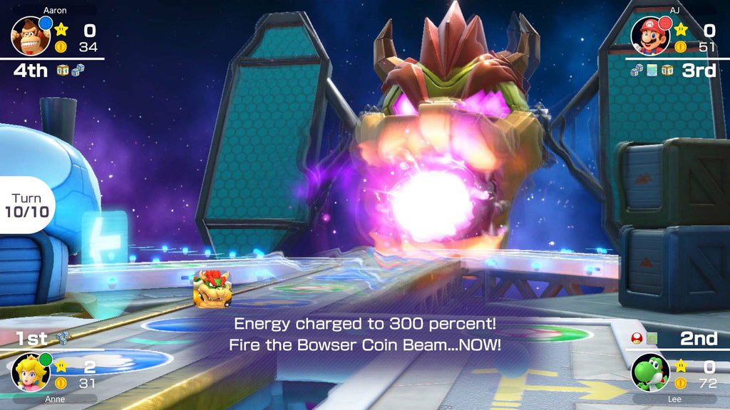 Nintendo Mario Party Superstars Standard Chinois simplifié, Chinois traditionnel, Allemand, Néerlandais, Anglais, Espagnol, Français, Italien, Japonais, Coréen, Russe Nintendo Switch
