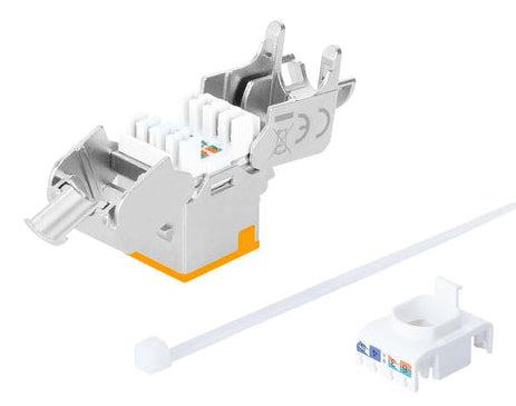 Intellinet 766623791328 Module Keystone RJ-45, Orange