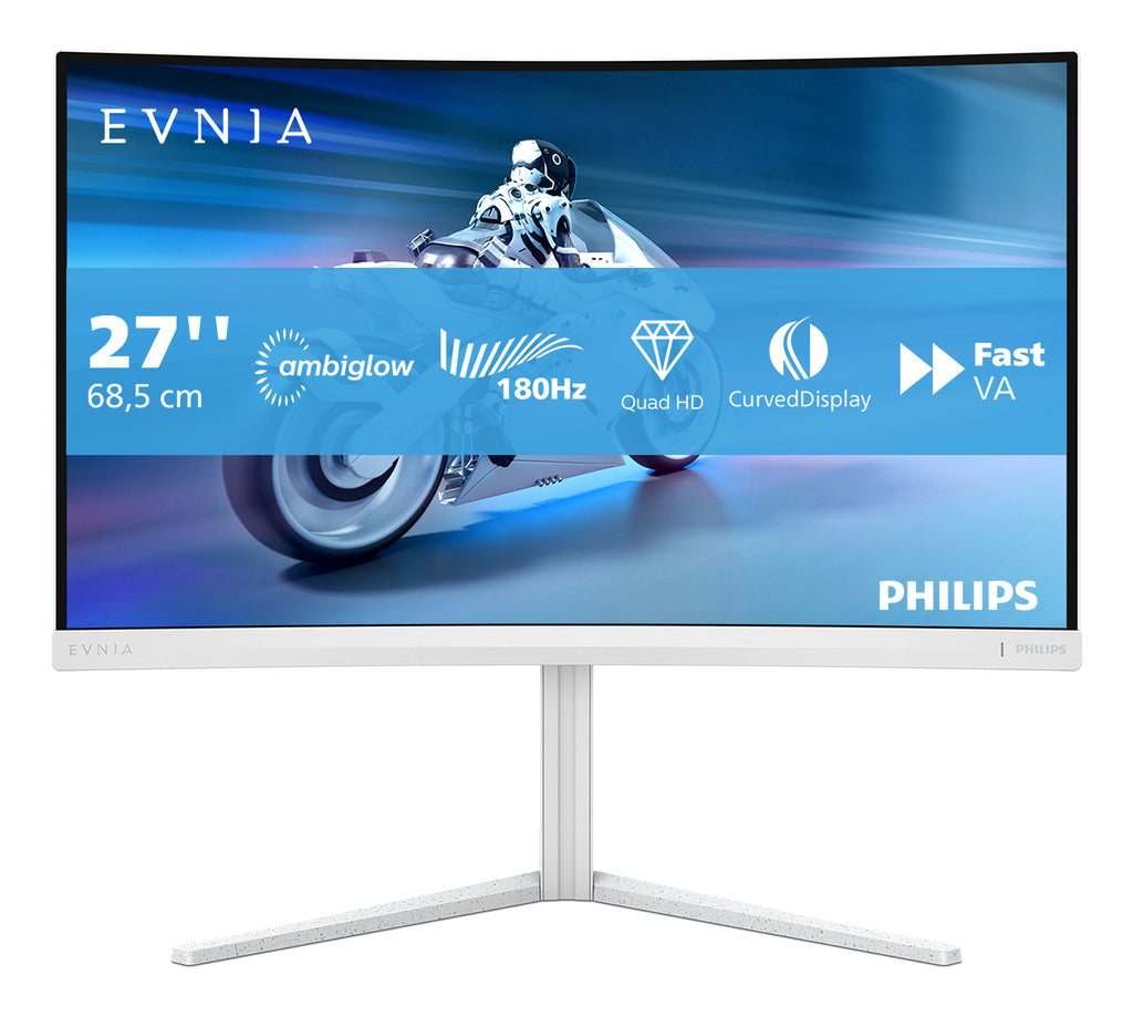 Philips Evnia 5000 27M2C5501/00 écran plat de PC 68,6 cm (27") 2560 x 1440 pixels Quad HD LCD Blanc