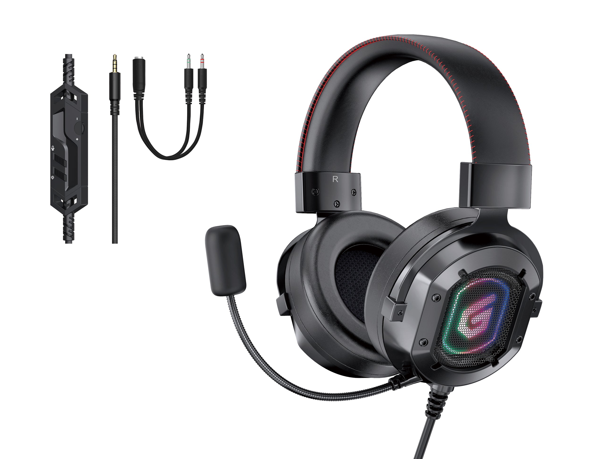 Conceptronic ATHAN03B casque Avec fil Arceau Gaming Noir